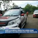 Akses Jalan Menuju Wisata Pulo Kodok Rusak