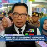 Ridwan Kamil Cek Harga Sembako di Pasar Pasalaran