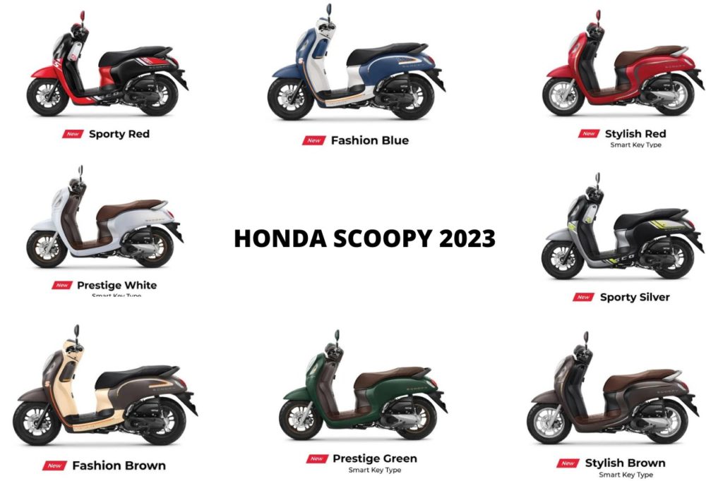 All varian Honda Scoopy 2023