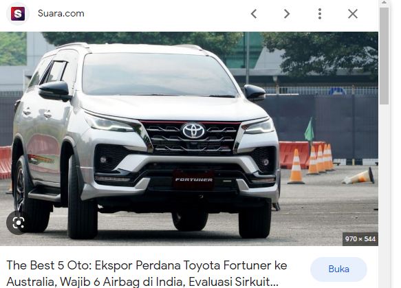 Gahar dan powerfull Toyota Fornuter 2023