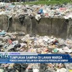 Tumpukan Sampah di Lahan Warga