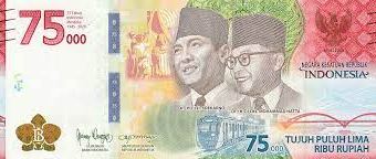 Foto: Wikipedia/uang 75 ribu