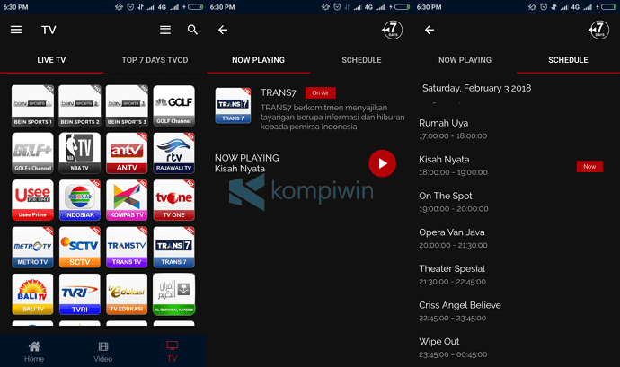 Rekomendasi Aplikasi Android TV Online Terbaik