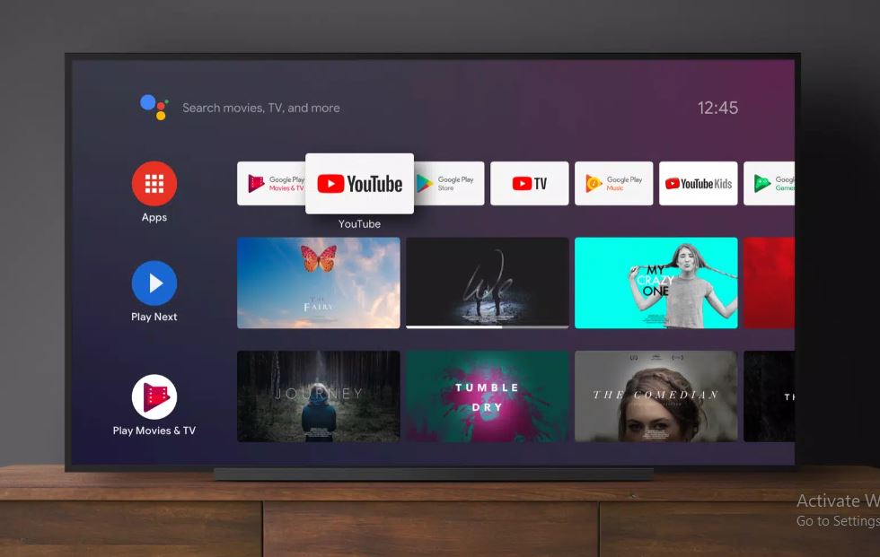 android tv app store