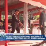 Polresta Cirebon Gelar Upacara HUT Ke 77 Bhayangkara