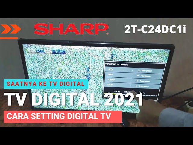 Cara Setting TV Digital Sharp Tanpa STB/Youtube: AN Channel