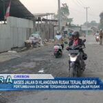 Akses Jalan Di Klangenan Rusak Terjal Berbatu 