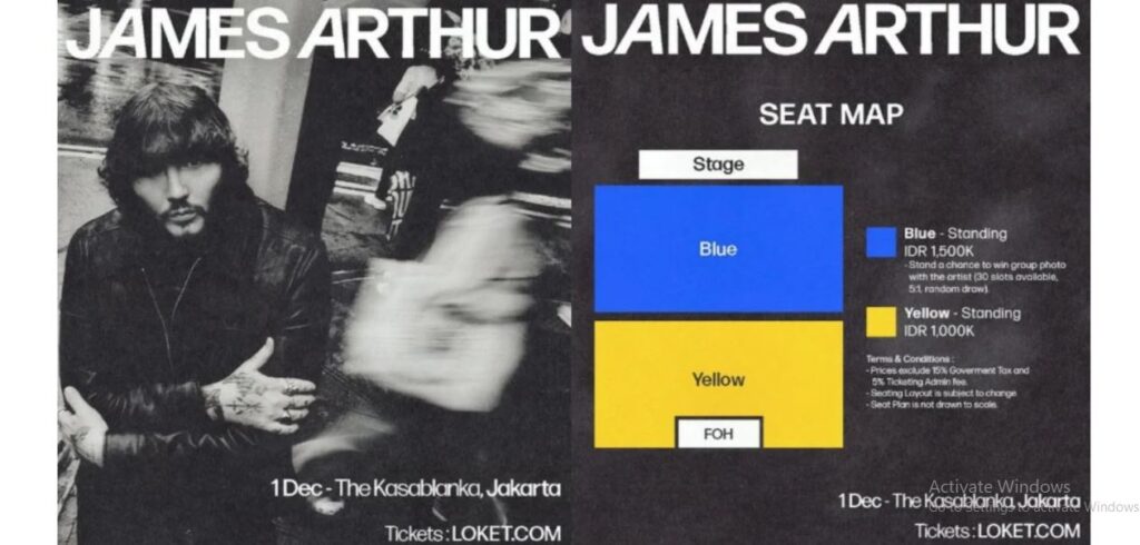 James Arthur Konser