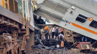 Kecelakaan Kereta Api/CNN Indonesia