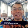 KPU Kota Cirebon Lakukan Sortir Lipat Surat Suara Pileg DPR RI