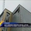 ACP Dinding Gedung Setda Jatuh