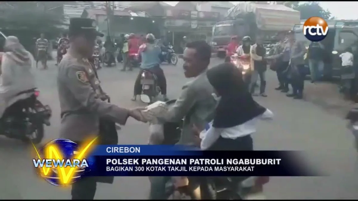Polsek Pangenan Patroli Ngabuburit