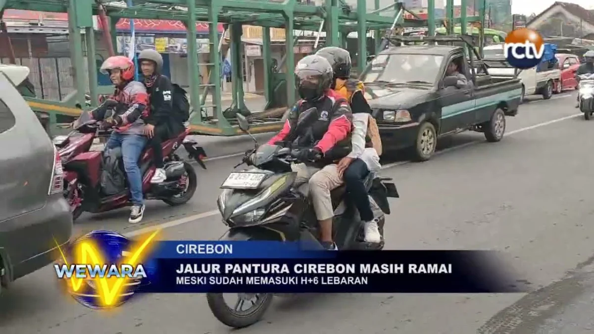 Jalur Pantura Cirebon Masih Ramai