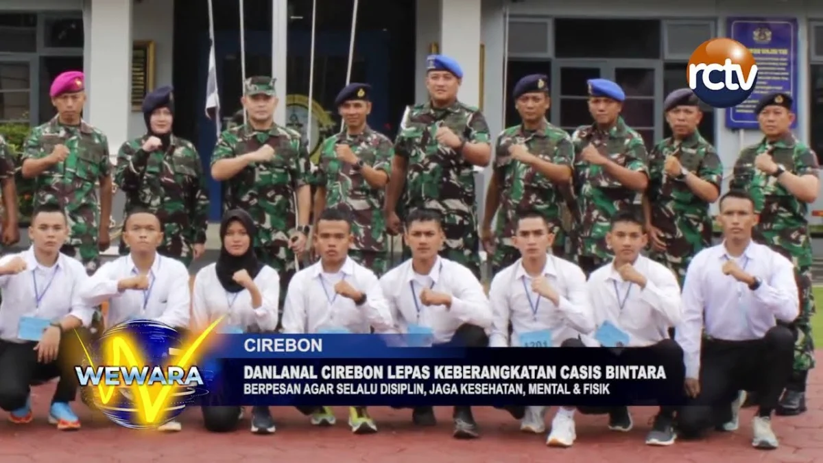 Danlanal Cirebon Lepas Keberangkatan Casis Bintara