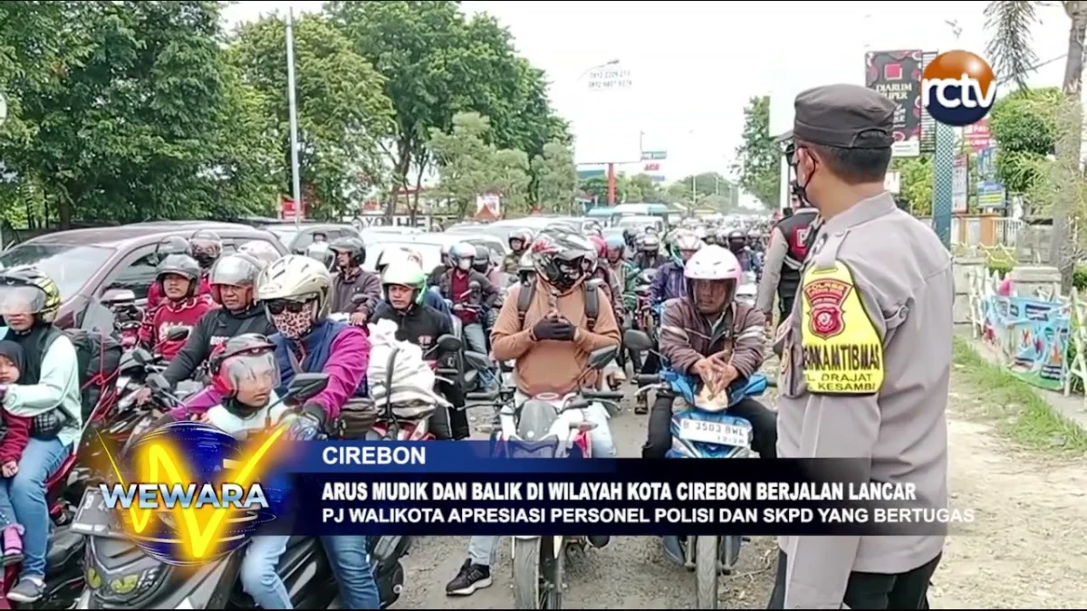 Arus Mudik Dan Balik Di Wilayah Kota Cirebon Berjalan Lancar