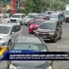 Jalur Pantura Kota Cirebon Arah Jakarta Cukup Padat
