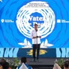 Pj Gubernur Jawa Barat Bey Machmudin dalam acara Hari Air Dunia