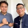 Bakal Calon Wali Kota Cirebon Suhendrik bertemu dan sharingdengan mantan Gubernur Jawa Barat Ridwan Kamil (RK)