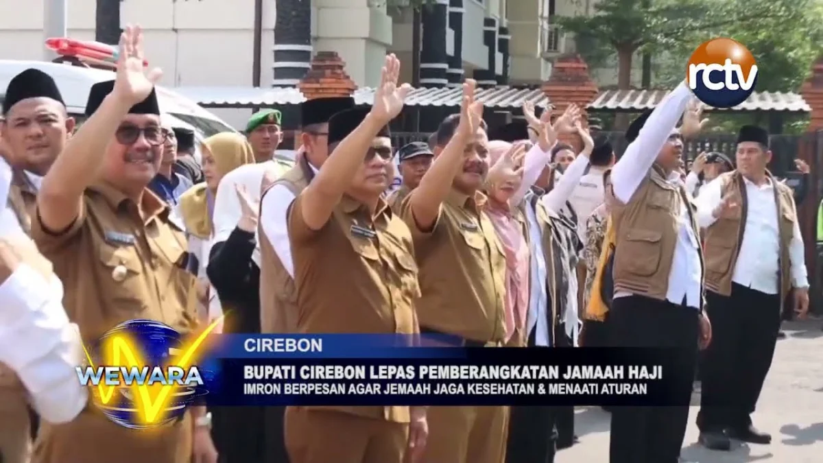 Bupati Cirebon Lepas Pemberangkatan Jamaah Haji