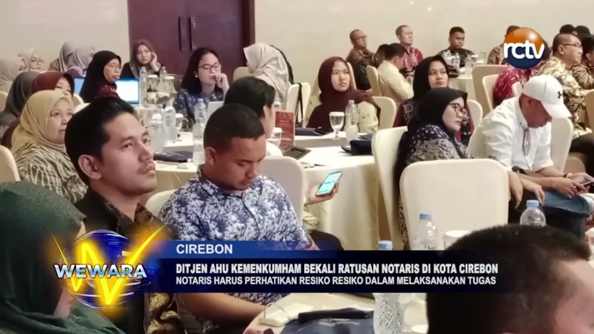 Ditjen AHU Kemenkumham Bekali Ratusan Notaris Di Kota Cirebon