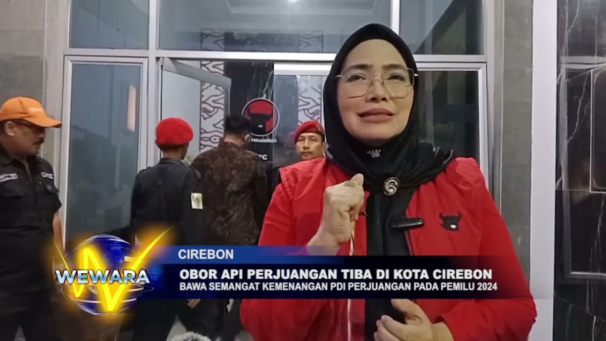 Obor Api Perjuangan Tiba Di Kota Cirebon
