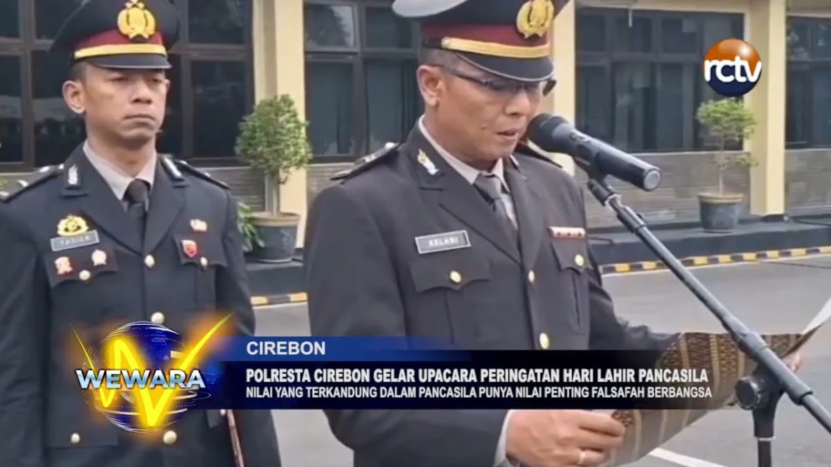 Polresta Cirebon Gelar Upacara Peringatan Hari Lahir Pancasila